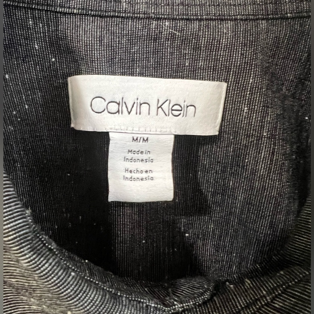Calvin Klein  Long Sleeve Button Shirt size M - Picture 4 of 11